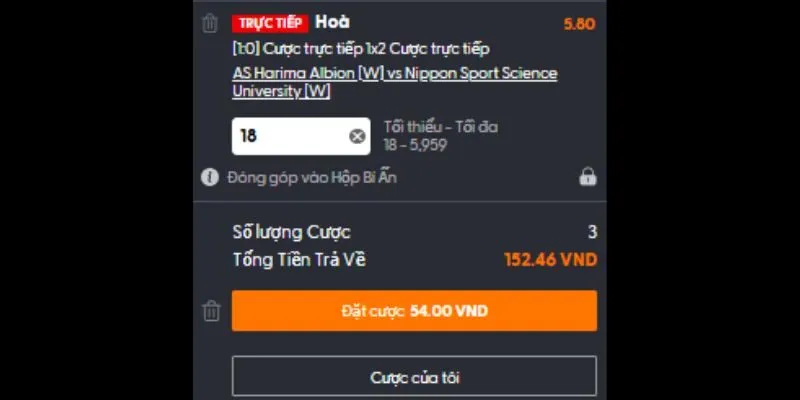 Hướng dẫn vào kèo 1x2 tại Bet168